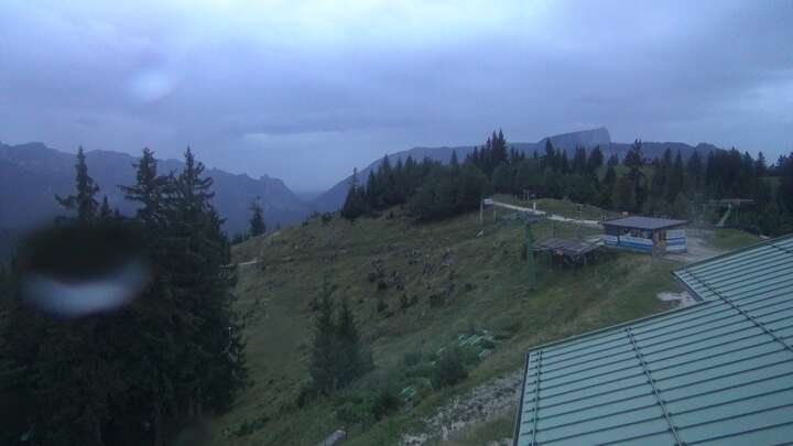 Ramsau bei Berchtesgaden Hochschwarzeck snow cam captured at 13 September 2026 at 7:31 pm GMT+2