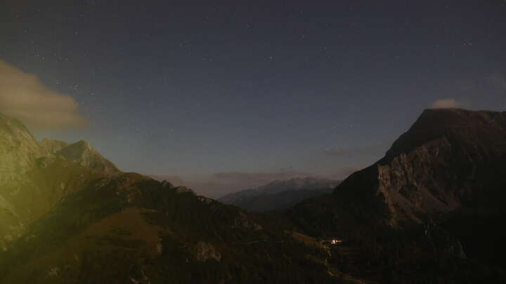 Schönau am Königssee Jenner Upper Station snow cam captured at 22 September 2026 at 11:30 pm GMT+2