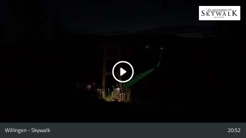 Willingen Skywalk snow cam captured at 12 September 2026 at 9:01 pm GMT+2