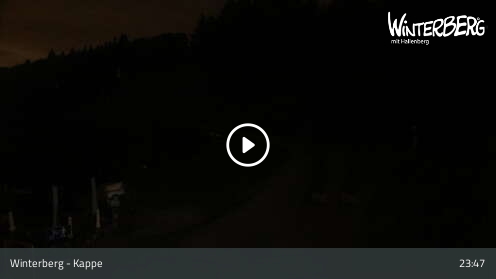 Winterberg Kappe snow cam captured at 12 September 2026 at 11:57 pm GMT+2