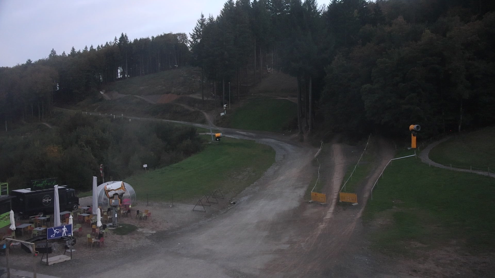 Winterberg Kappe snow cam captured at 4 October 2026 at 7:28 pm GMT+2