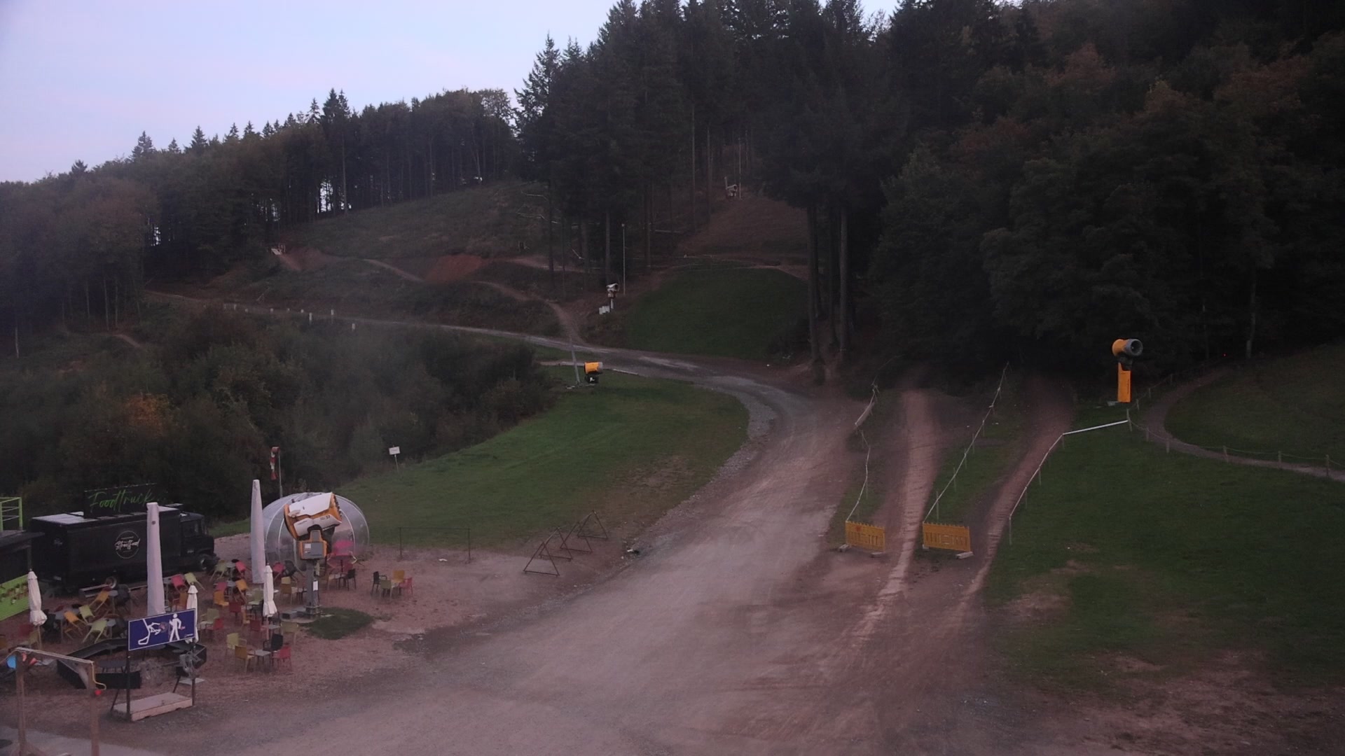 Winterberg Kappe snow cam captured at 5 October 2026 at 7:24 pm GMT+2