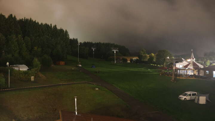 Winterberg Sesselbahn Rauher Busch snow cam captured at 13 September 2026 at 11:47 pm GMT+2