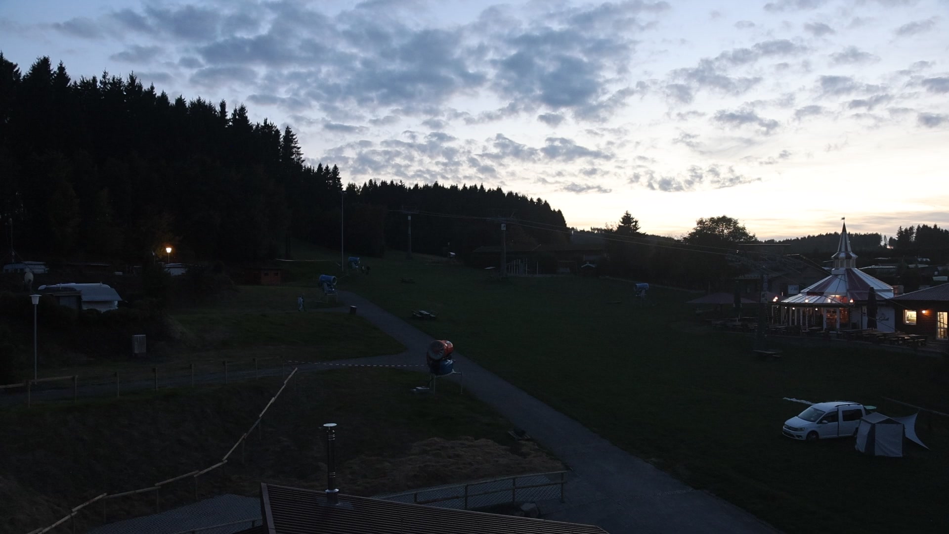 Winterberg Sesselbahn Rauher Busch snow cam captured at 3 October 2026 at 7:24 pm GMT+2