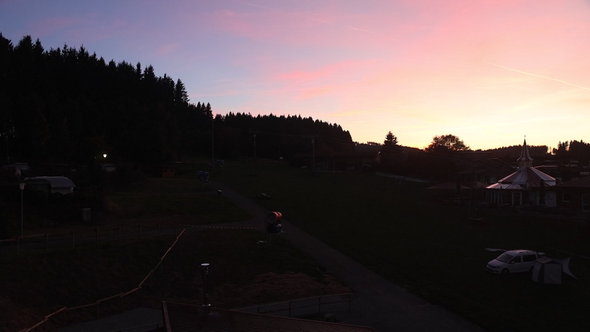 Winterberg Sesselbahn Rauher Busch snow cam captured at 5 October 2026 at 7:27 pm GMT+2