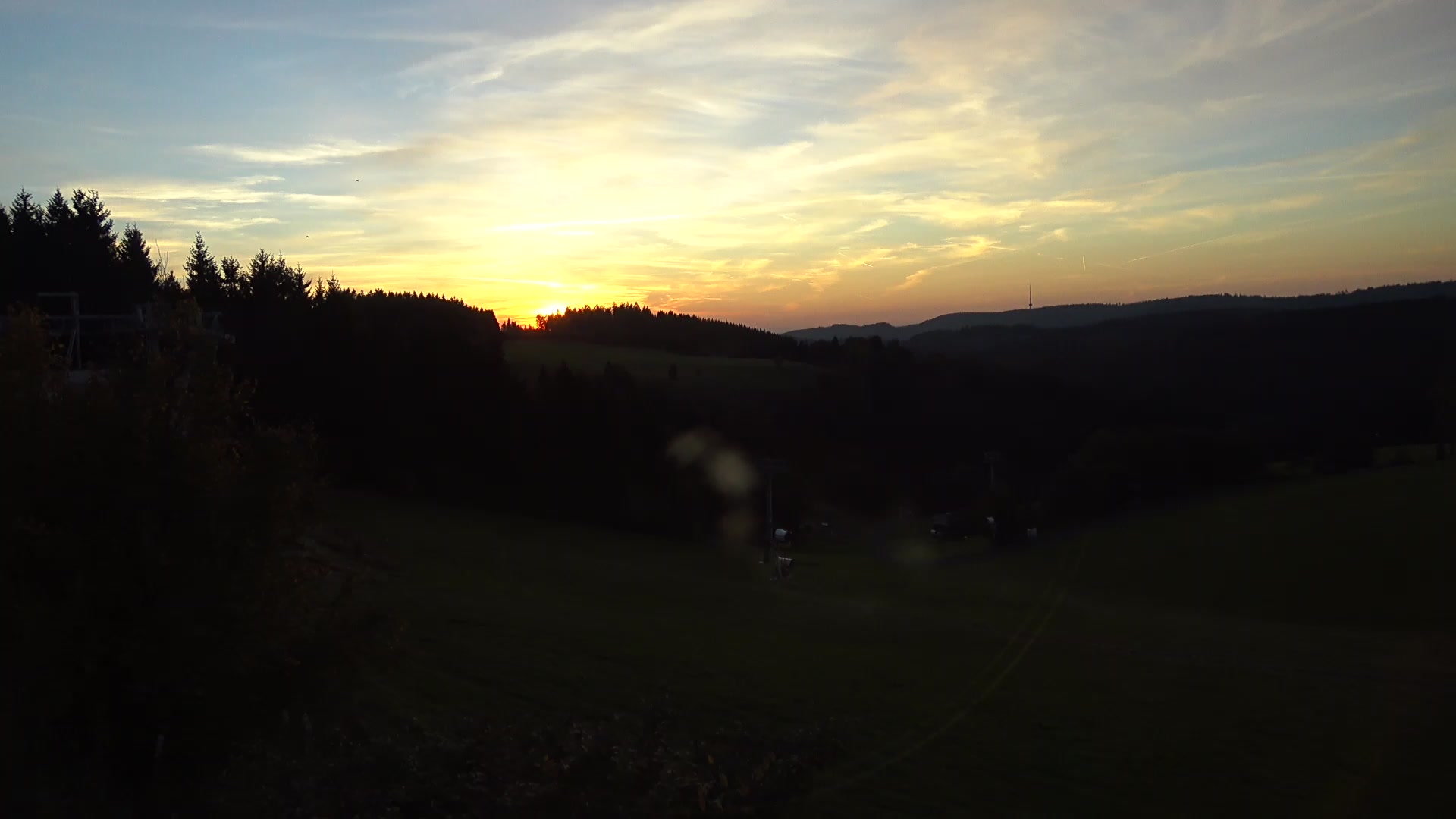 Winterberg Skikarussell Altastenberg snow cam captured at 5 October 2026 at 7:09 pm GMT+2