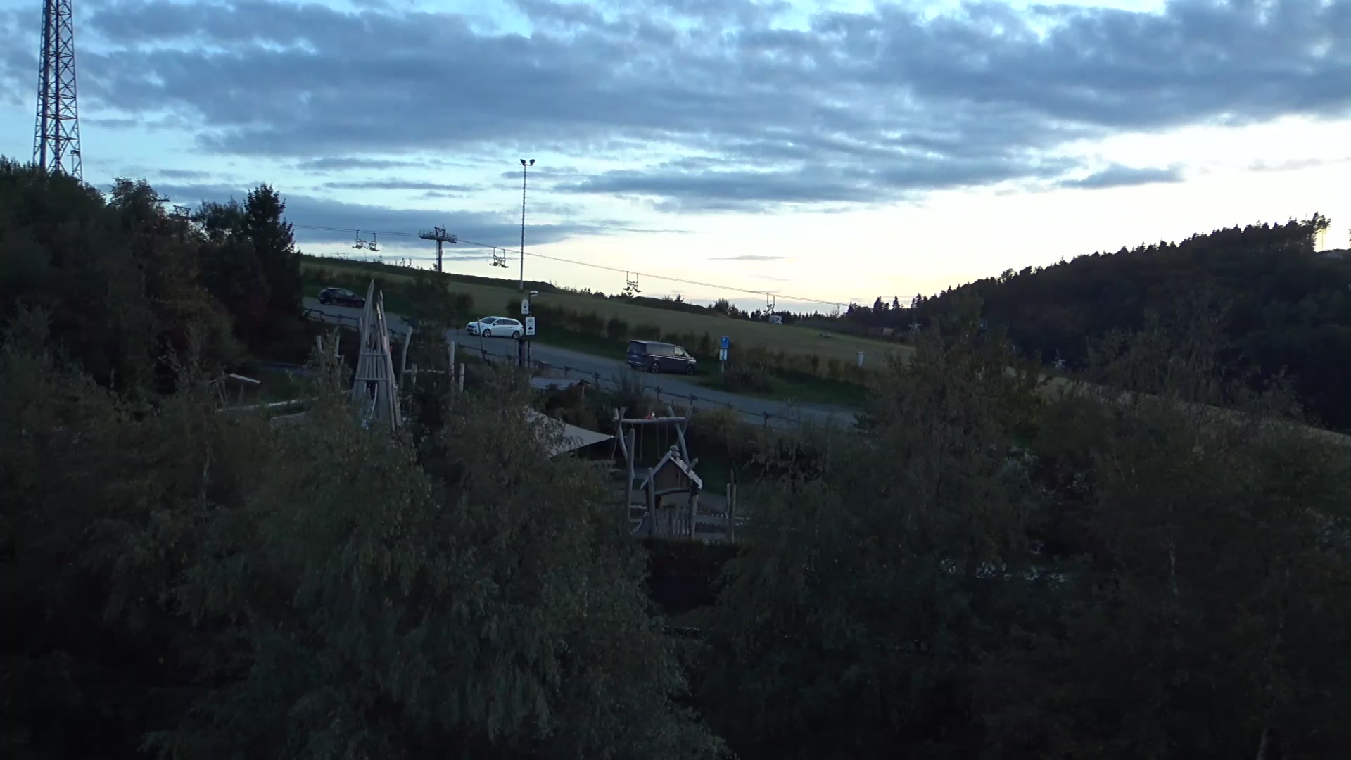 Winterberg Erlebnisberg Kappe snow cam captured at 3 October 2026 at 7:08 pm GMT+2