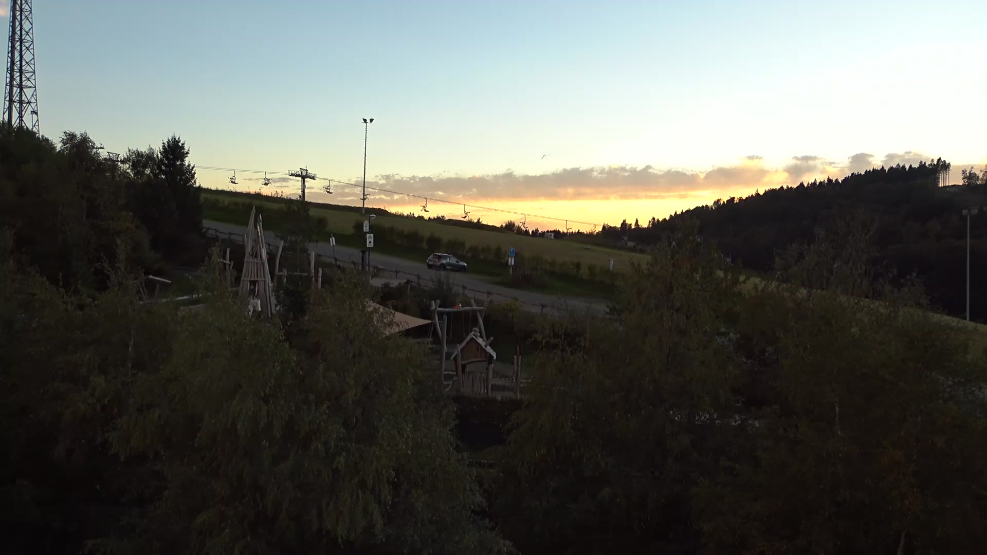 Winterberg Erlebnisberg Kappe snow cam captured at 4 October 2026 at 7:12 pm GMT+2