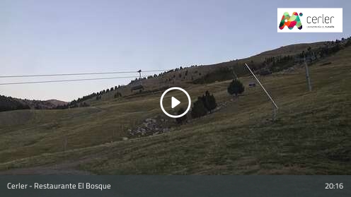 Cerler Restaurante El Bosque snow cam captured at 12 September 2026 at 8:23 pm GMT+2