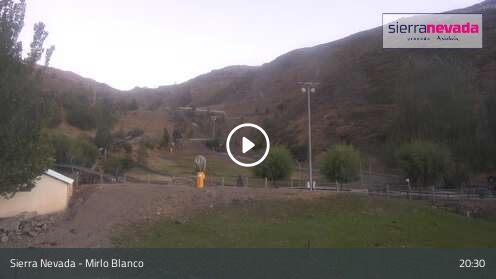 Sierra Nevada Mirlo Blanco snow cam captured at 12 September 2026 at 8:42 pm GMT+2