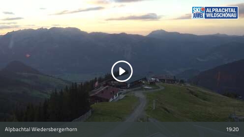 Alpbach Wiedersbergerhorn snow cam captured at 12 September 2026 at 7:34 pm GMT+2
