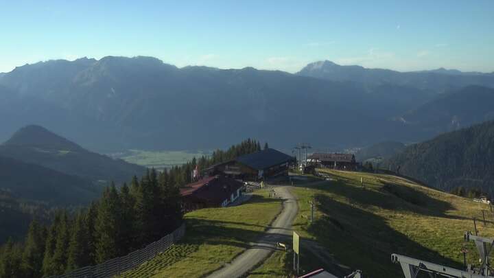 Alpbach Wiedersbergerhorn snow cam captured at 15 September 2026 at 6:04 pm GMT+2