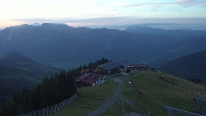 Alpbach Wiedersbergerhorn snow cam captured at 17 September 2026 at 10:10 pm GMT+2