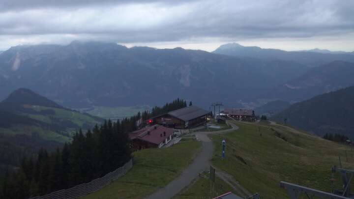 Alpbach Wiedersbergerhorn snow cam captured at 18 September 2026 at 7:30 pm GMT+2