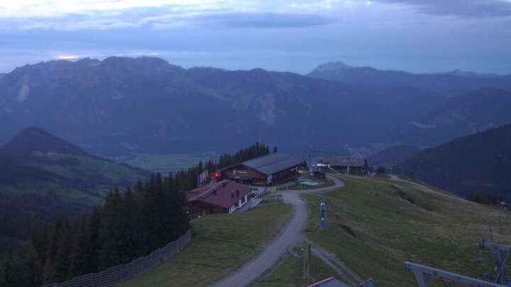 Alpbach Wiedersbergerhorn snow cam captured at 20 September 2026 at 7:35 pm GMT+2