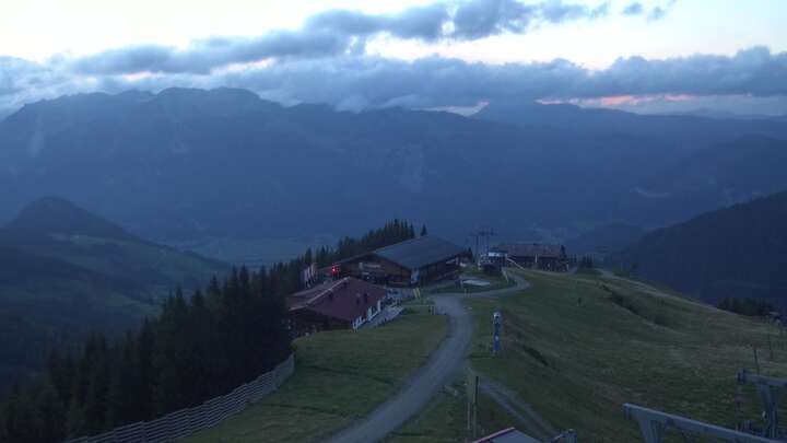Alpbach Wiedersbergerhorn snow cam captured at 21 September 2026 at 7:35 pm GMT+2