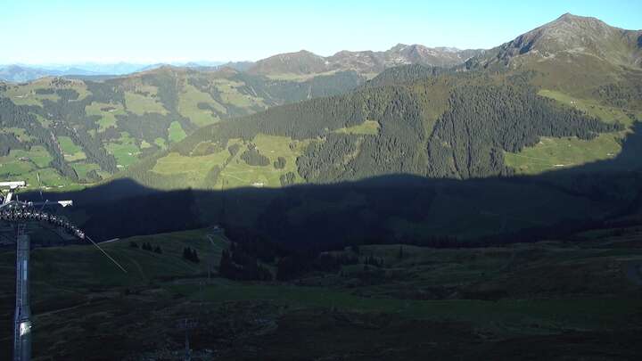 Alpbach Upper Station Hornbahn 2000 snow cam captured at 15 September 2026 at 6:04 pm GMT+2