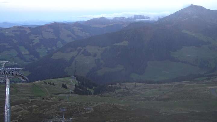 Alpbach Upper Station Hornbahn 2000 snow cam captured at 17 September 2026 at 10:10 pm GMT+2