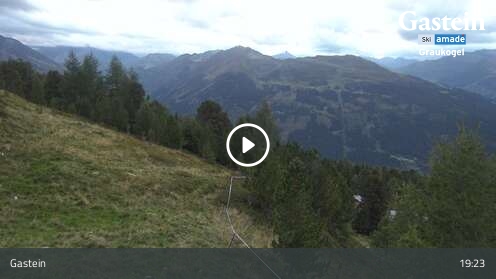 Bad Gastein Graukogel Upper Station snow cam captured at 12 September 2026 at 7:34 pm GMT+2
