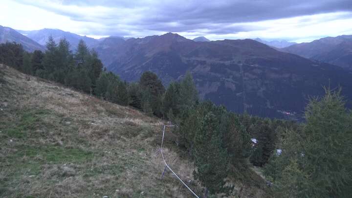 Bad Gastein Graukogel Upper Station snow cam captured at 16 September 2026 at 7:30 pm GMT+2