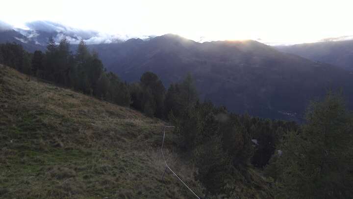 Bad Gastein Graukogel Upper Station snow cam captured at 17 September 2026 at 10:10 pm GMT+2