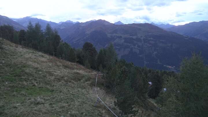Bad Gastein Graukogel Upper Station snow cam captured at 20 September 2026 at 7:35 pm GMT+2