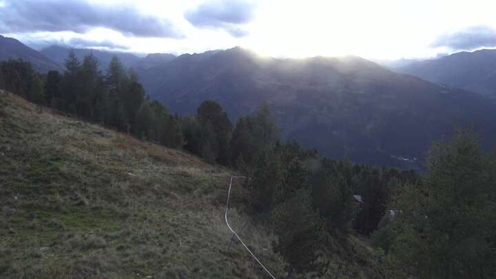 Bad Gastein Graukogel Upper Station snow cam captured at 21 September 2026 at 7:35 pm GMT+2