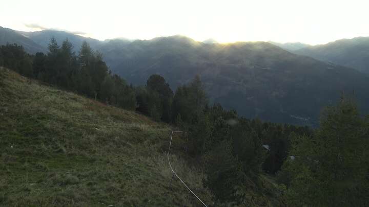 Bad Gastein Graukogel Upper Station snow cam captured at 22 September 2026 at 7:08 pm GMT+2