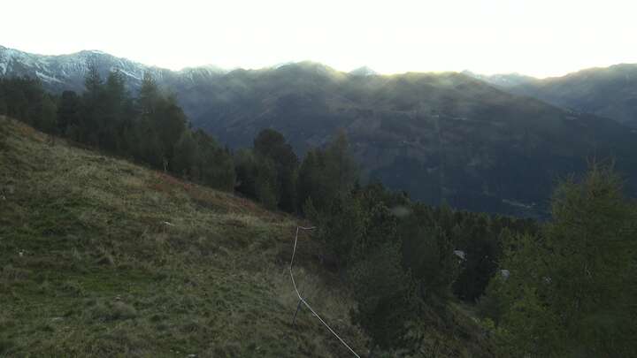 Bad Gastein Graukogel Upper Station snow cam captured at 26 September 2026 at 7:11 pm GMT+2