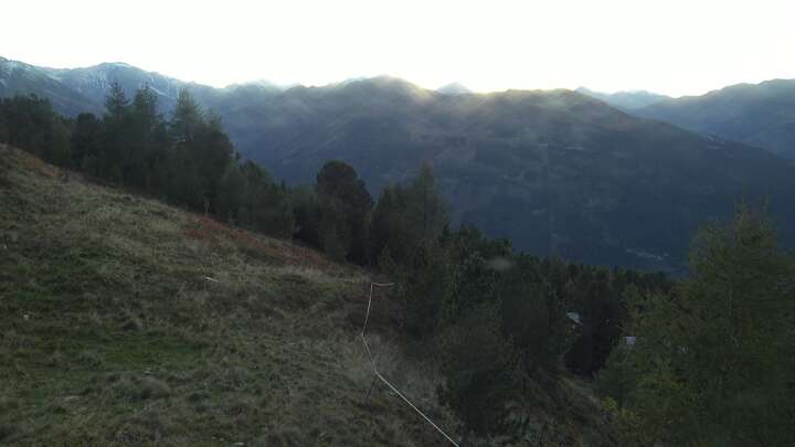 Bad Gastein Graukogel Upper Station snow cam captured at 28 September 2026 at 7:02 pm GMT+2
