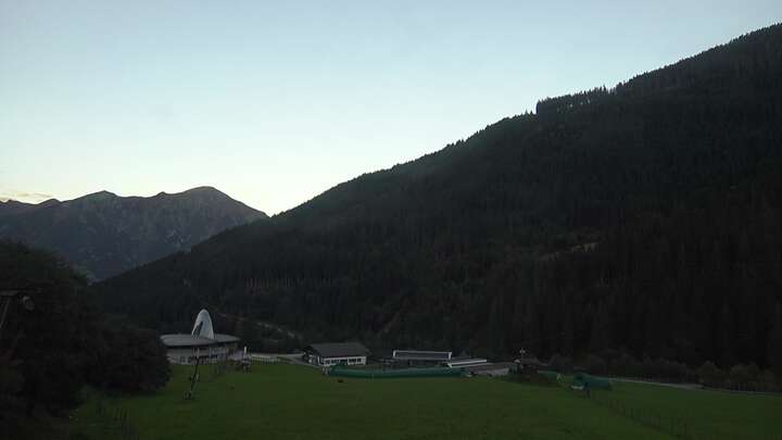 Bad Hofgastein Skizentrum Angertal snow cam captured at 25 September 2026 at 6:56 pm GMT+2