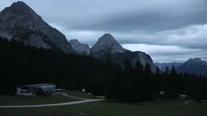 Ehrwald Ehrwalder Alm snow cam captured at 13 September 2026 at 7:58 pm GMT+2