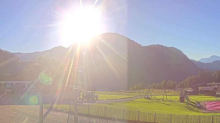 Fieberbrunn Mid Station Streuböden snow cam captured at 15 September 2026 at 6:22 pm GMT+2