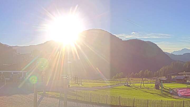 Fieberbrunn Mid Station Streuböden snow cam captured at 23 September 2026 at 6:15 pm GMT+2