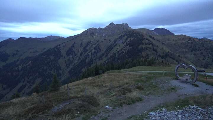 Großarl Upper Station Kieserl snow cam captured at 13 September 2026 at 7:43 pm GMT+2