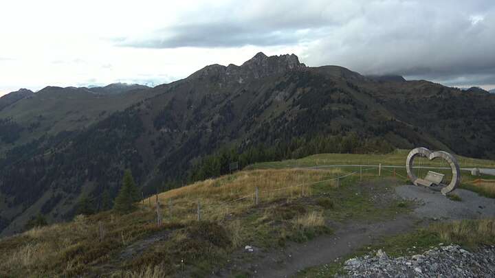Großarl Upper Station Kieserl snow cam captured at 14 September 2026 at 7:43 pm GMT+2