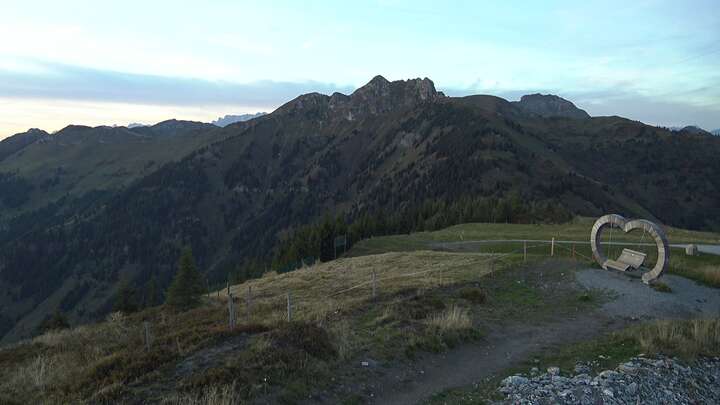 Großarl Upper Station Kieserl snow cam captured at 19 September 2026 at 7:26 pm GMT+2