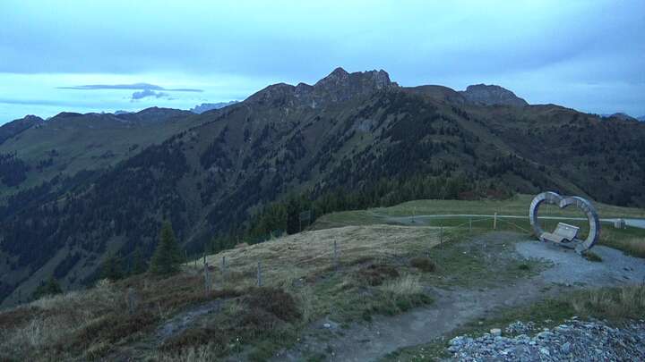 Großarl Upper Station Kieserl snow cam captured at 20 September 2026 at 7:37 pm GMT+2