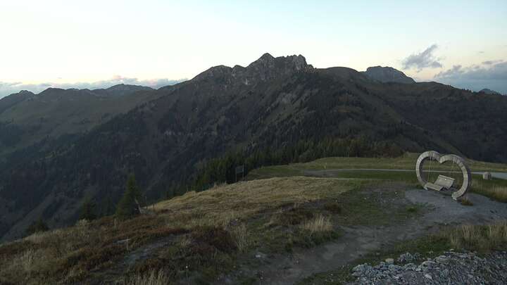 Großarl Upper Station Kieserl snow cam captured at 22 September 2026 at 7:09 pm GMT+2