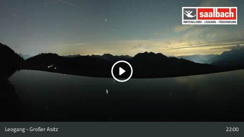 Leogang Großer Asitz snow cam captured at 12 September 2026 at 10:01 pm GMT+2