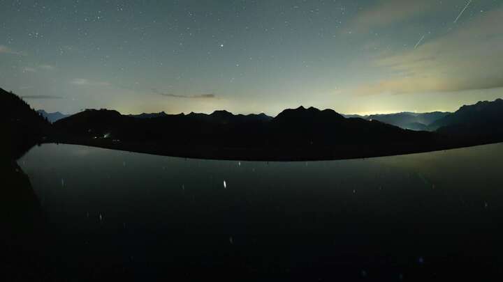 Leogang Großer Asitz snow cam captured at 14 September 2026 at 10:08 pm GMT+2