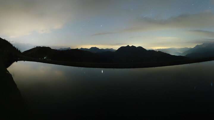 Leogang Großer Asitz snow cam captured at 18 September 2026 at 10:06 pm GMT+2
