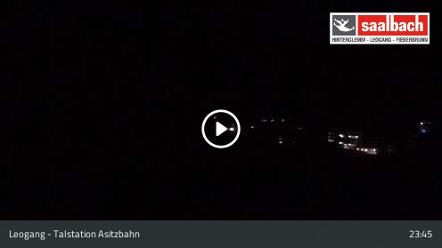 Leogang Base Station Asitzbahn snow cam captured at 12 September 2026 at 11:53 pm GMT+2