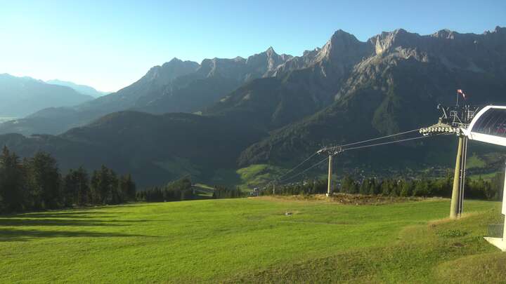 Maria Alm Upper Station Hochmais snow cam captured at 15 September 2026 at 6:25 pm GMT+2