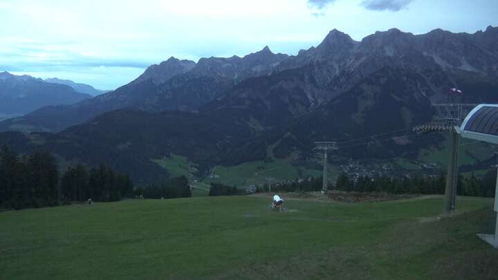 Maria Alm Upper Station Hochmais snow cam captured at 20 September 2026 at 7:32 pm GMT+2