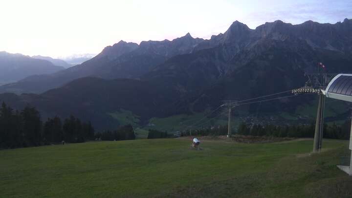 Maria Alm Upper Station Hochmais snow cam captured at 21 September 2026 at 7:32 pm GMT+2