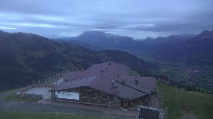 Maria Alm Aberg-Upper Station snow cam captured at 13 September 2026 at 7:28 pm GMT+2