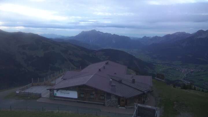 Maria Alm Aberg-Upper Station snow cam captured at 20 September 2026 at 7:32 pm GMT+2