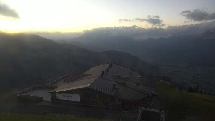 Maria Alm Aberg-Upper Station snow cam captured at 22 September 2026 at 7:21 pm GMT+2