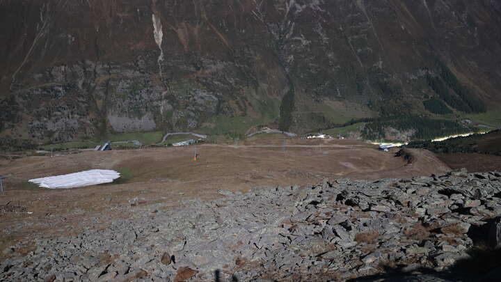 Obergurgl Festkogel snow cam captured at 27 September 2026 at 11:40 pm GMT+2